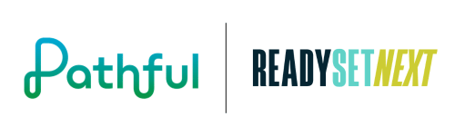 Pathful and Ready Set Next co-brand logo lockup